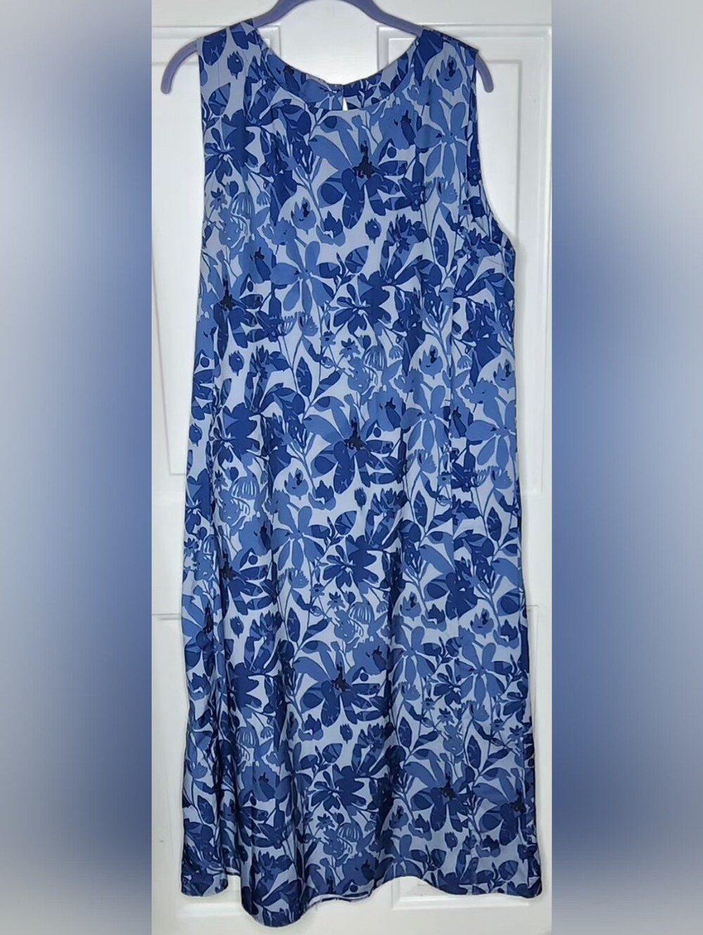 Ripskirt Hawaii Blue Floral A-Line Skirt